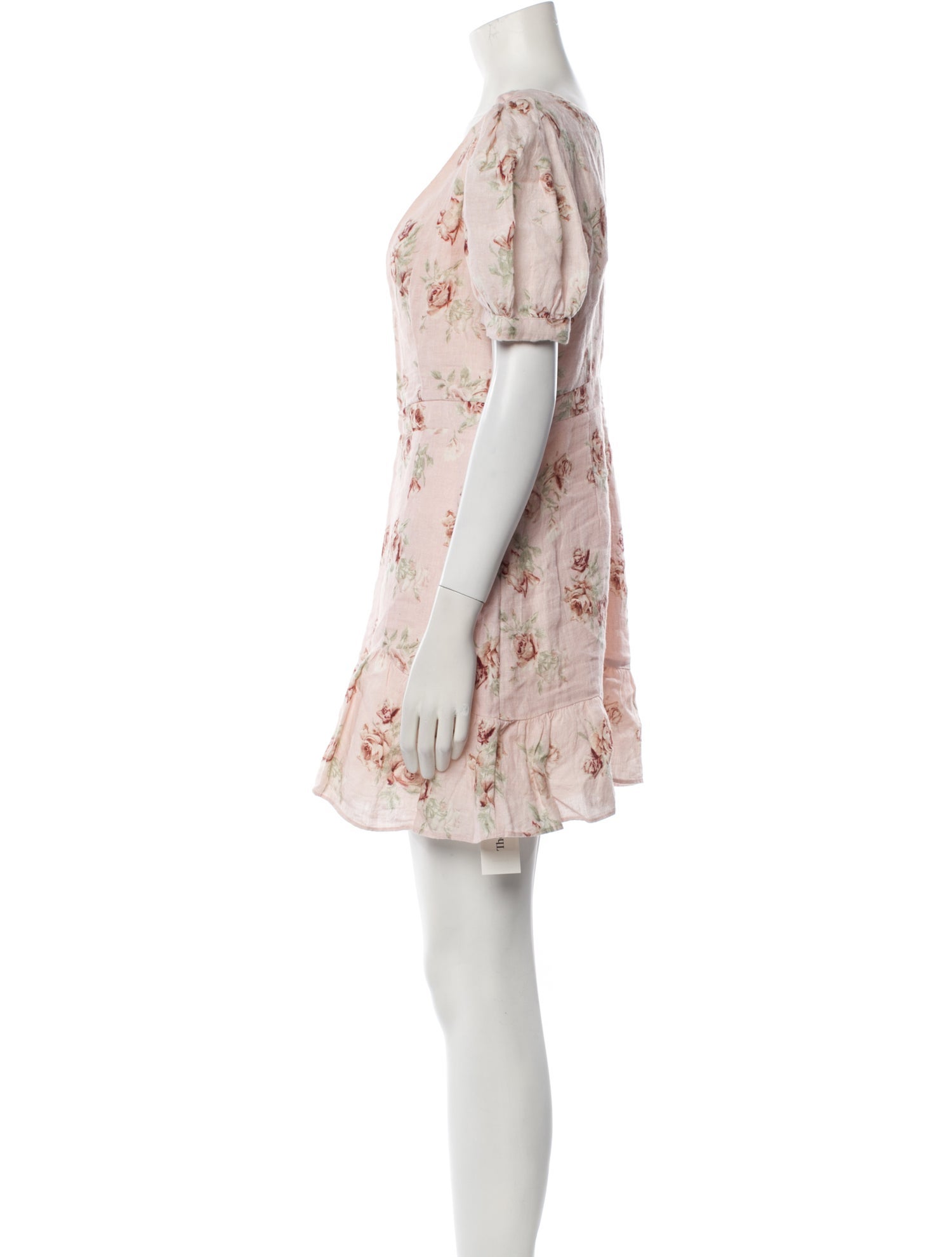 LoveShackFancy Linen Mini Dress