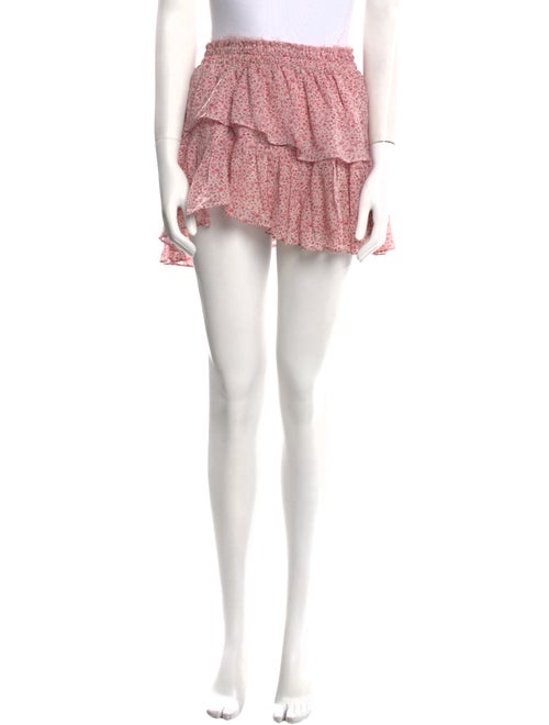 LoveShackFancy Silk Mini Skirt