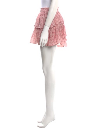 LoveShackFancy Silk Mini Skirt