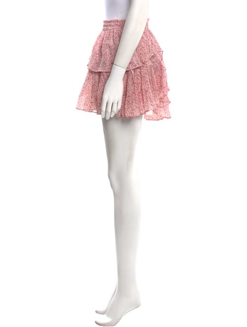 LoveShackFancy Silk Mini Skirt