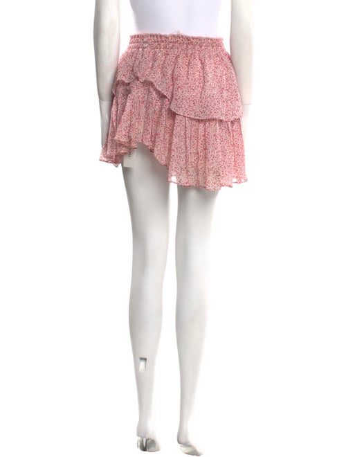 LoveShackFancy Silk Mini Skirt