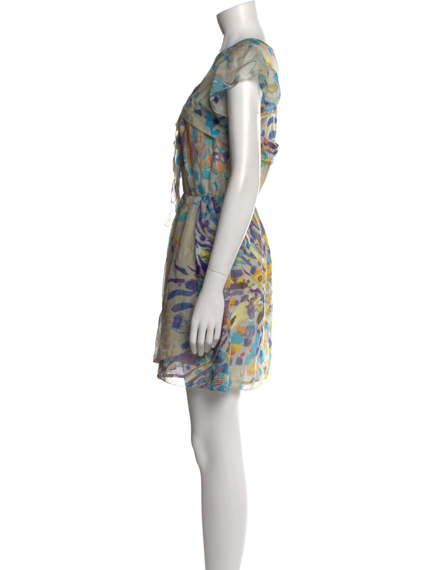 LoveShackFancy Printed Mini Dress