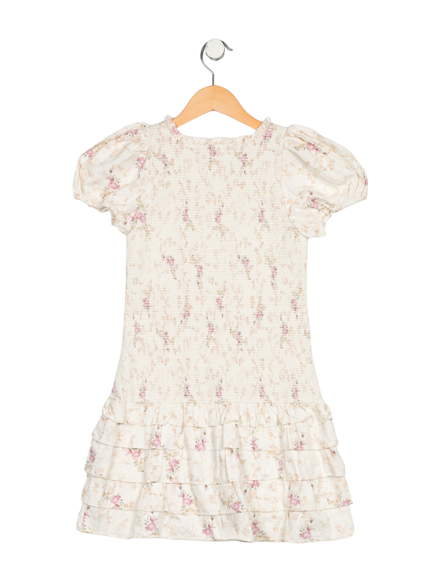 LoveShackFancy Short Sleeve Dress