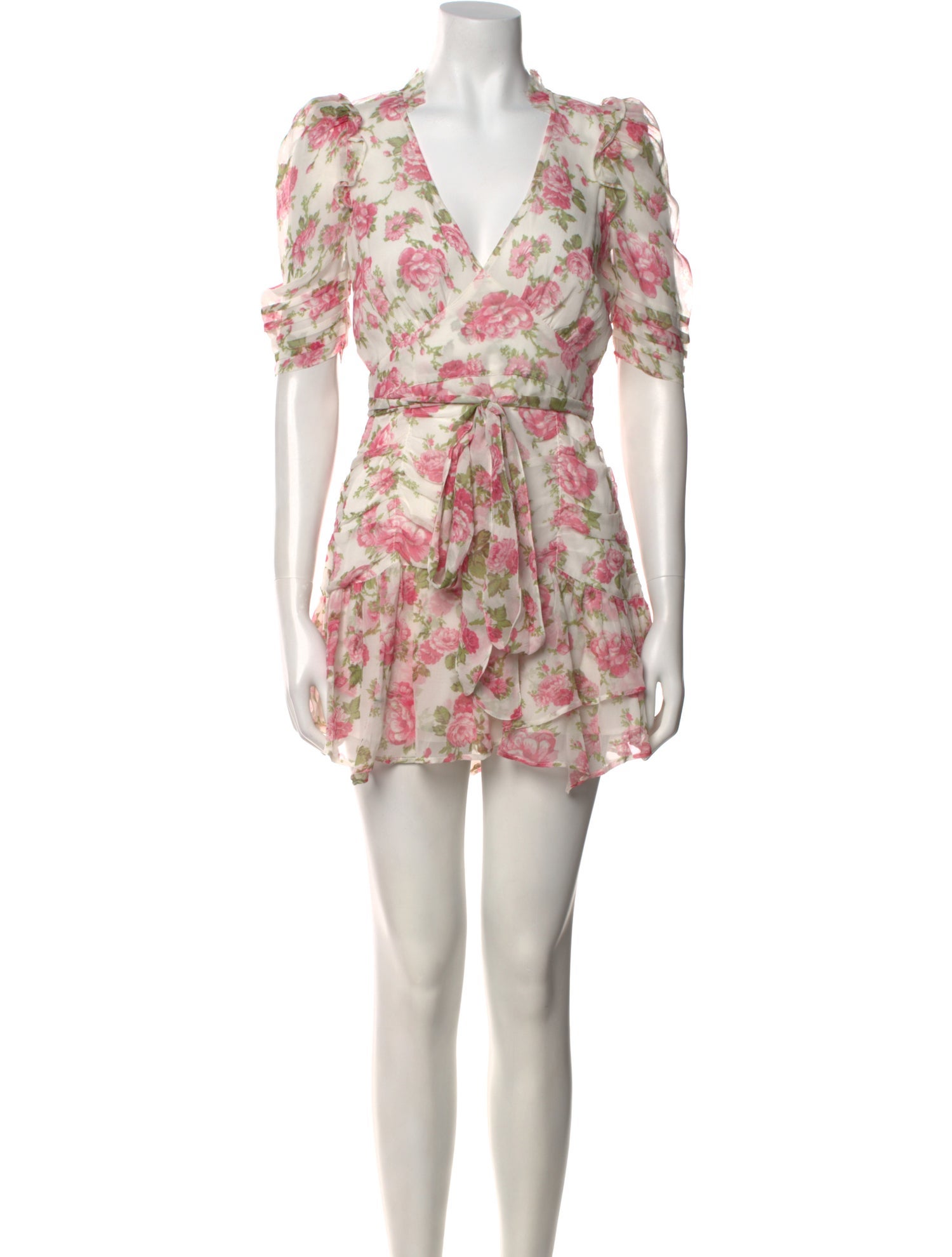 LoveShackFancy Silk Mini Dress