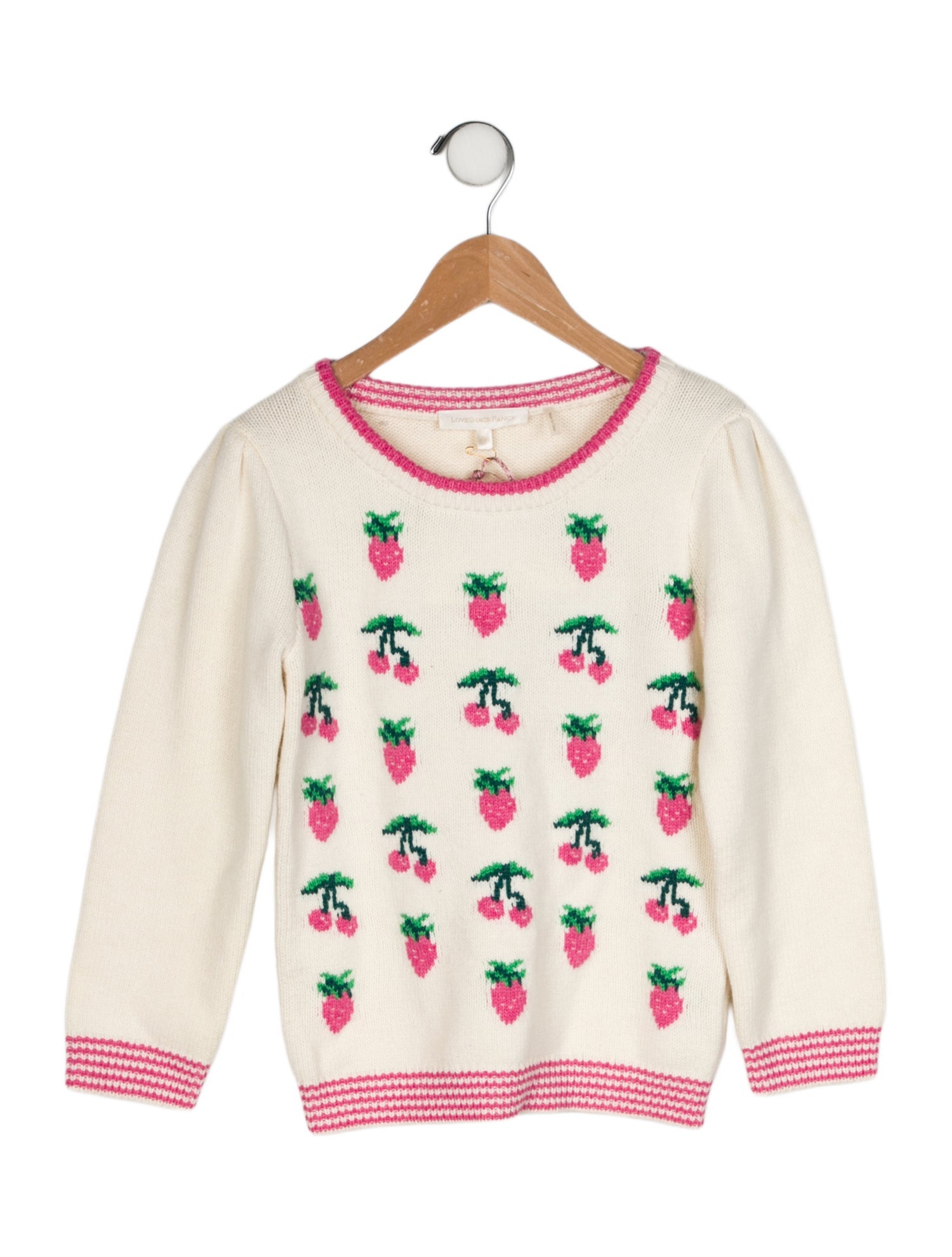 LoveShackFancy Printed Sweater w/Tags