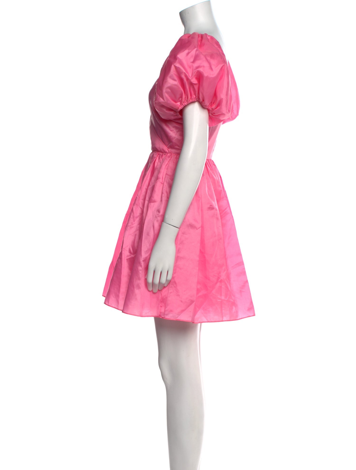 LoveShackFancy V-Neck Mini Dress