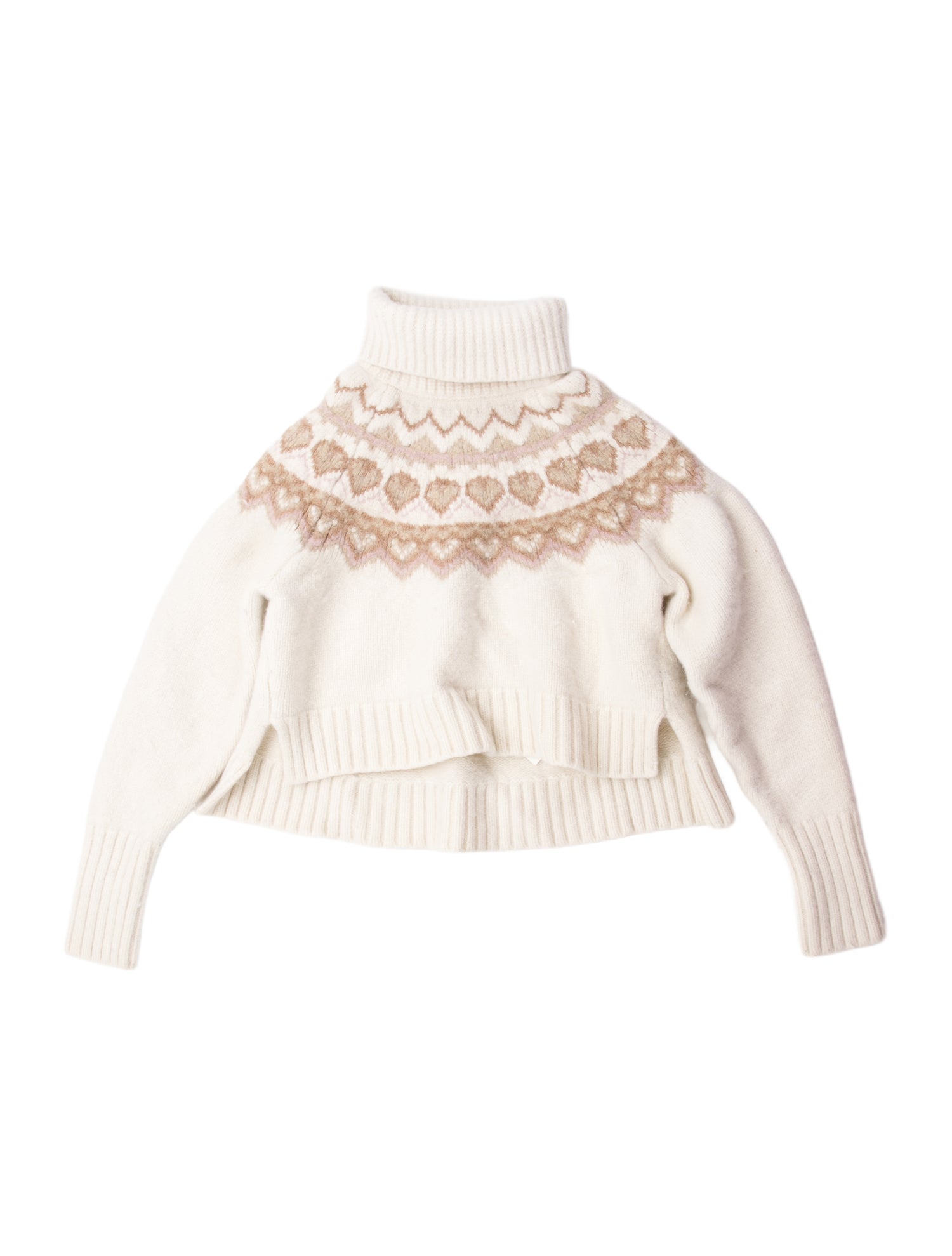 LoveShackFancy Merino Wool Striped Sweater