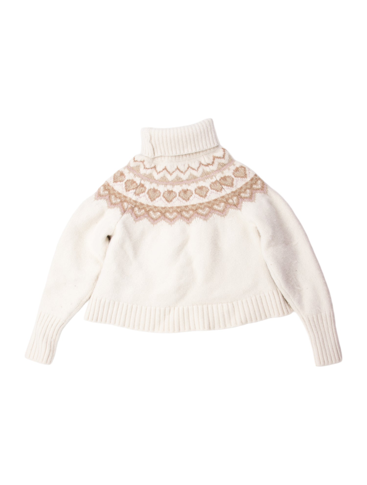 LoveShackFancy Merino Wool Striped Sweater