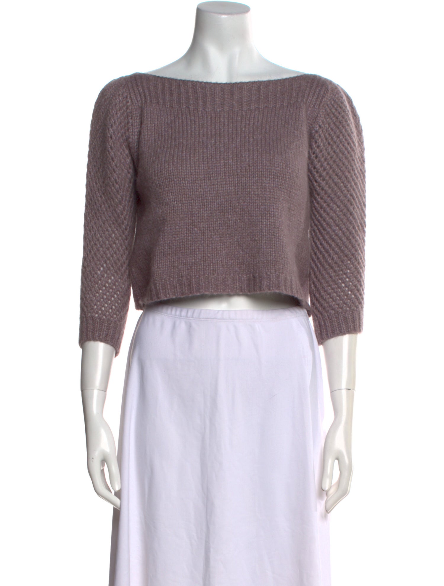 LoveShackFancy Alpaca Bateau Neckline Sweater