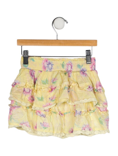 LoveShackFancy Printed Mini Skirt