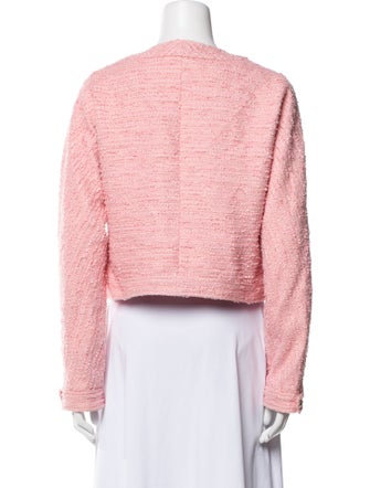 LoveShackFancy Tweed Pattern Evening Jacket