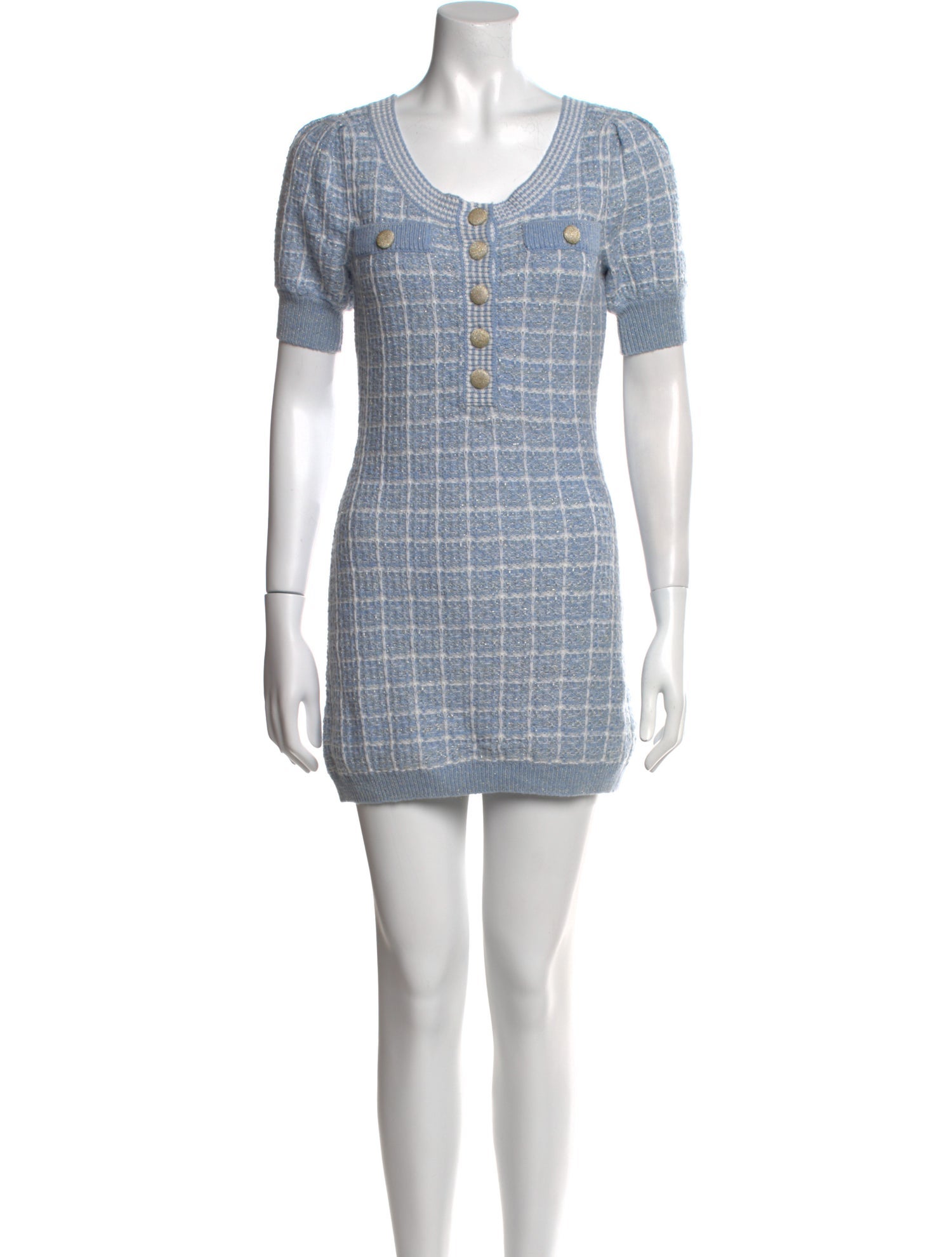 LoveShackFancy Plaid Print Mini Dress w/ Tags