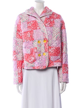 LoveShackFancy Tweed Pattern Jacket