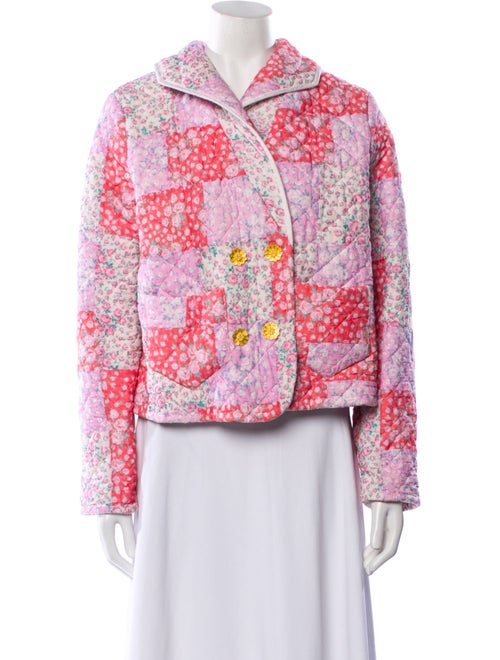 LoveShackFancy Tweed Pattern Jacket