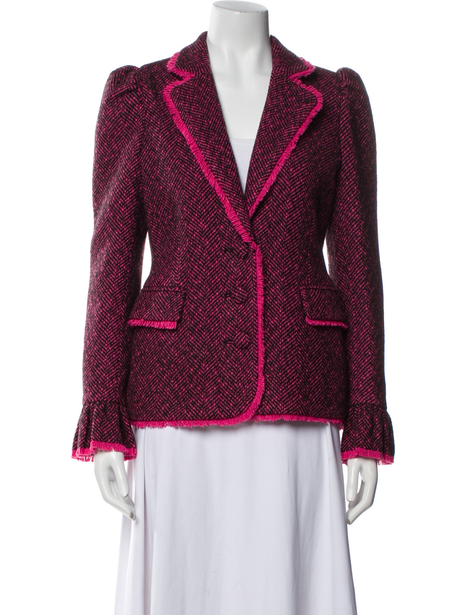 LoveShackFancy Tweed Pattern Blazer w/ Tags