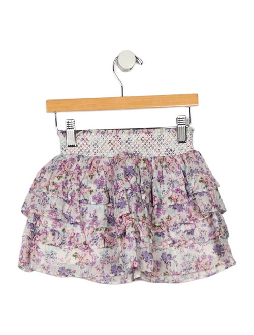 LoveShackFancy Toddler Girls' Ruffle Tiered Skirt