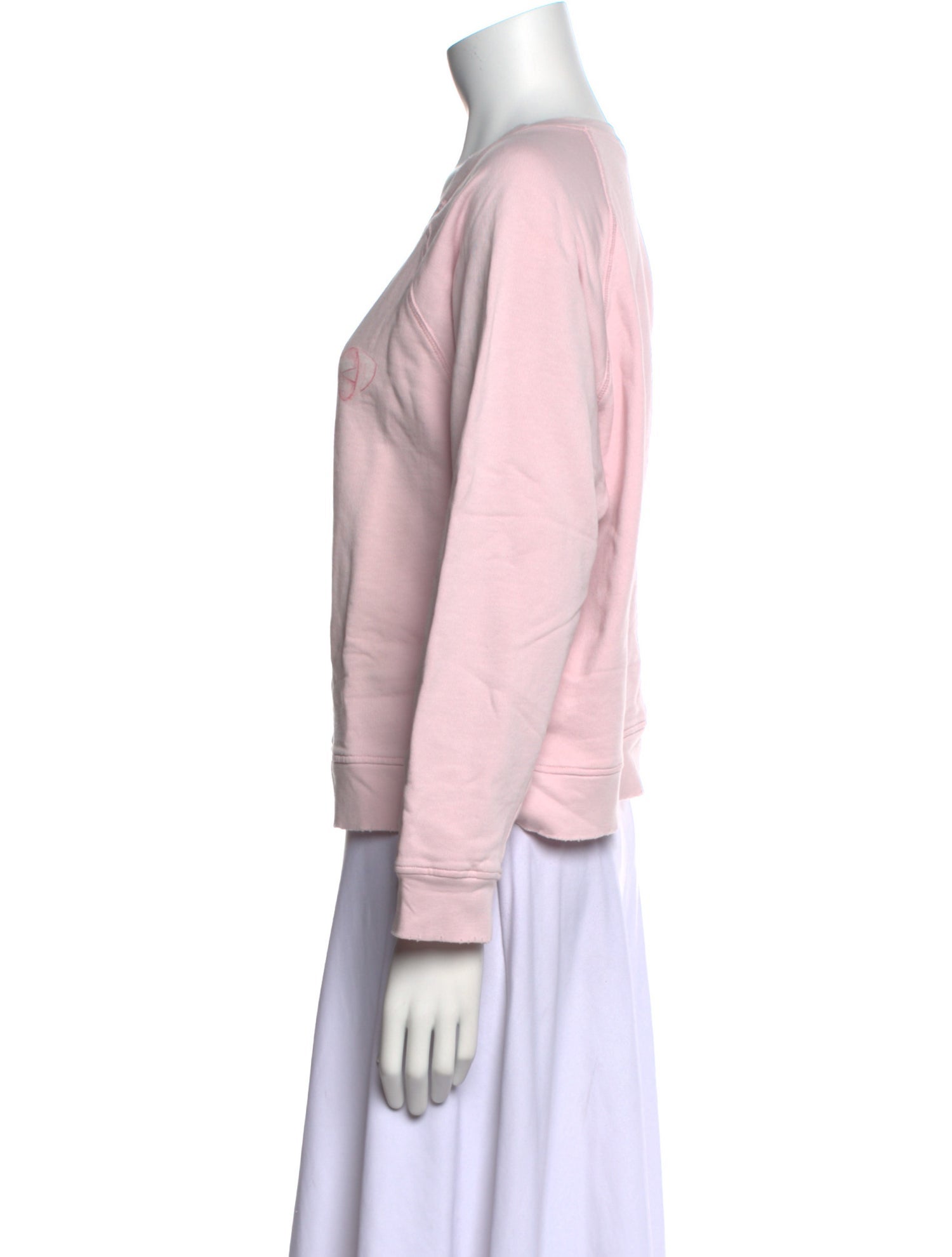 LoveShackFancy Graphic Print Crew Neck Sweatshirt