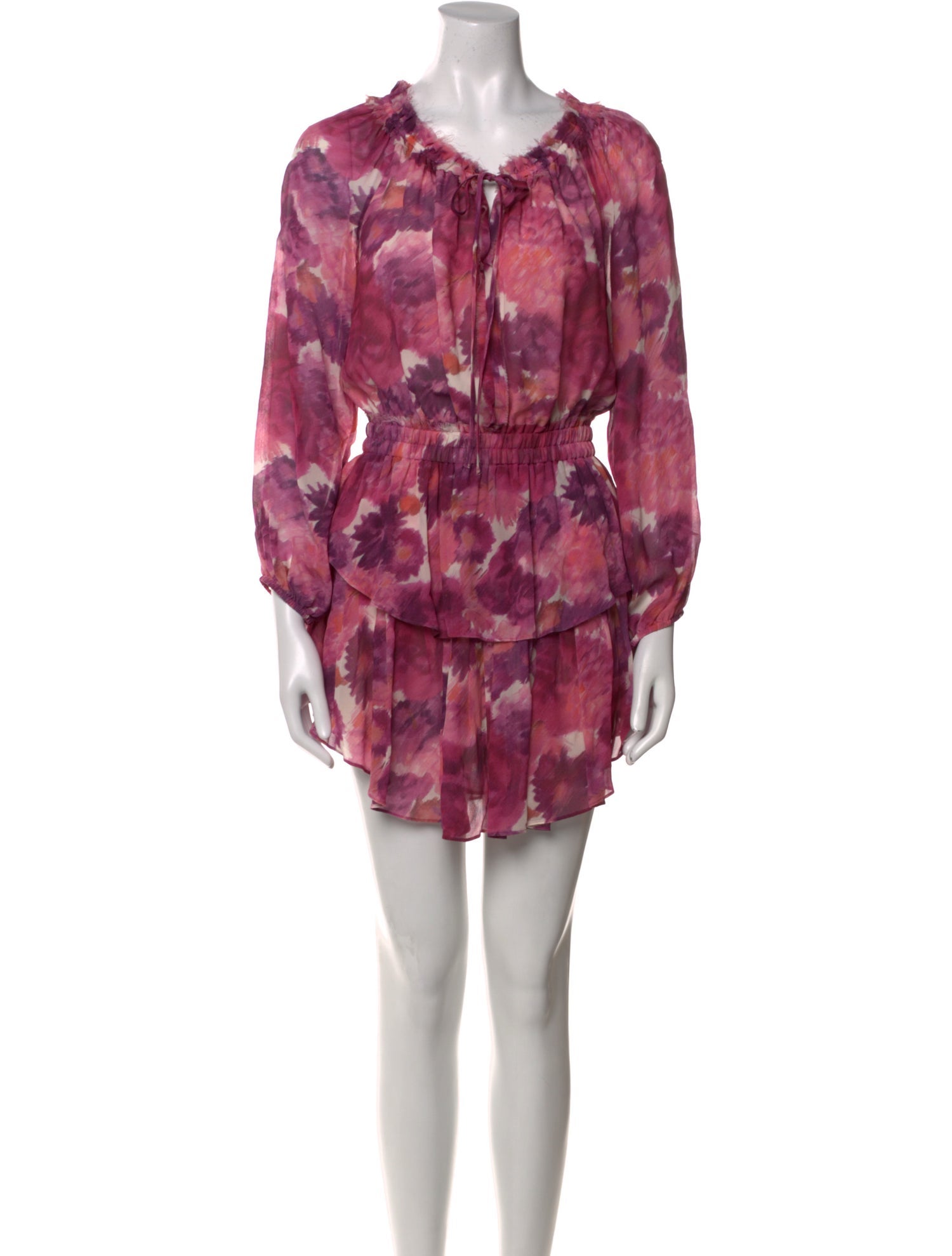 LoveShackFancy Silk Mini Dress