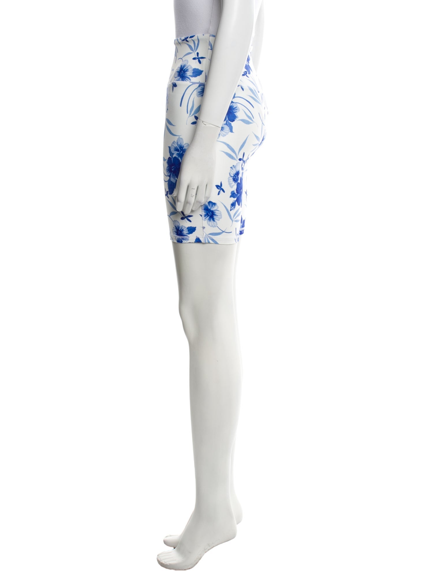 LoveShackFancy Floral Print Mini Shorts