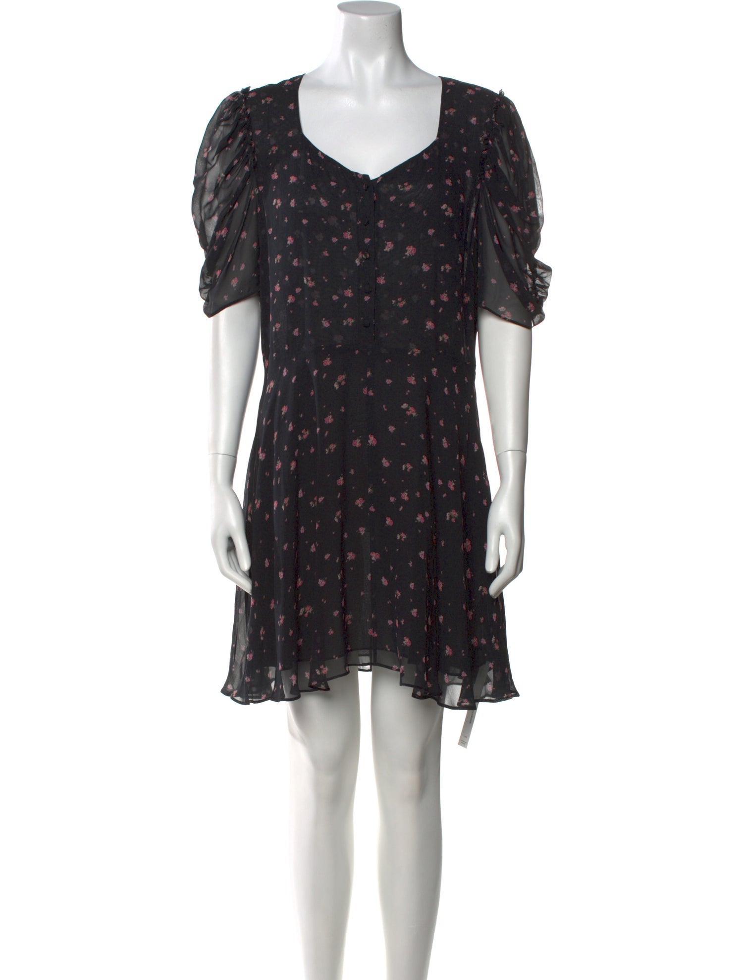 LoveShackFancy Silk Mini Dress