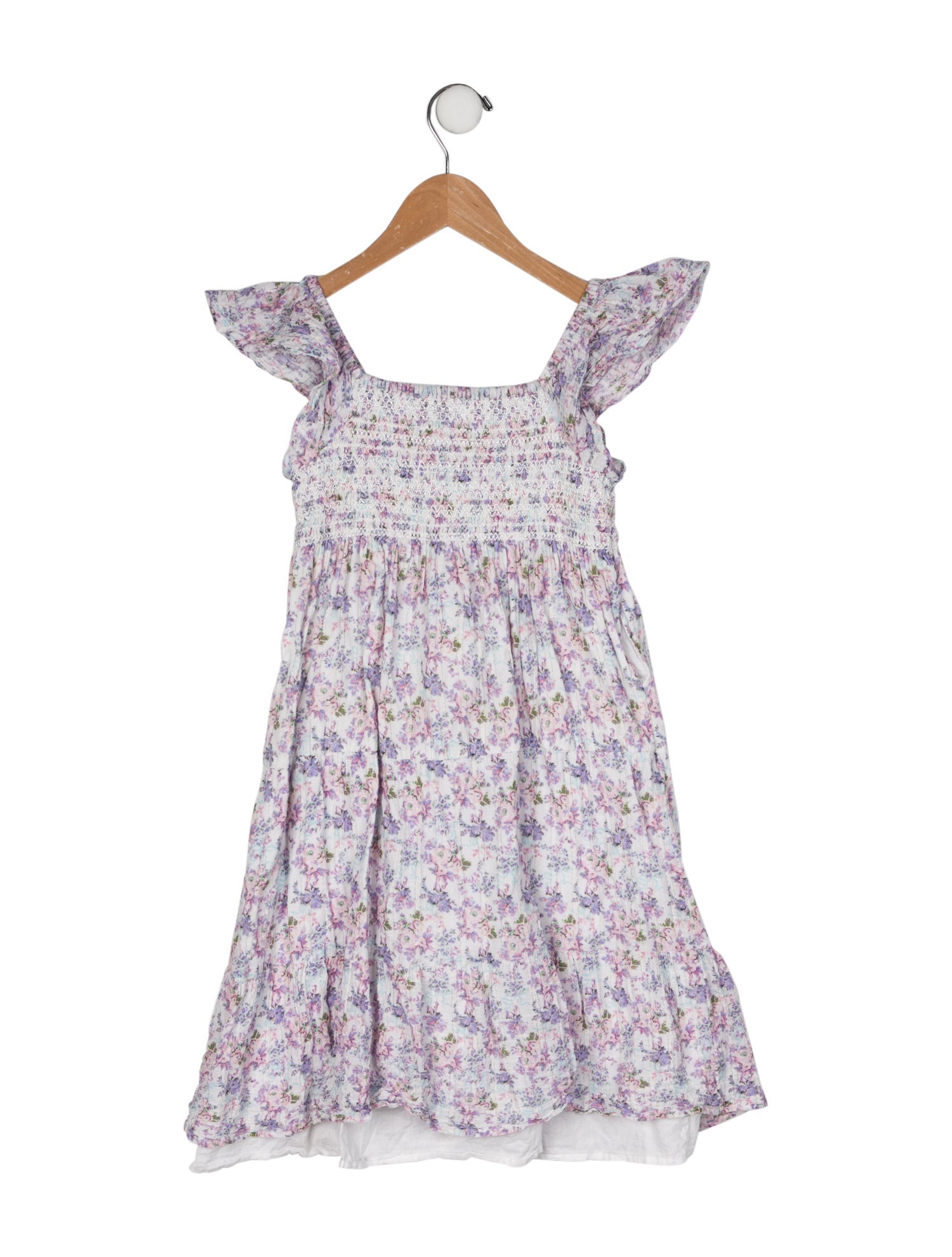 LoveShackFancy Girls' Patterned Dress