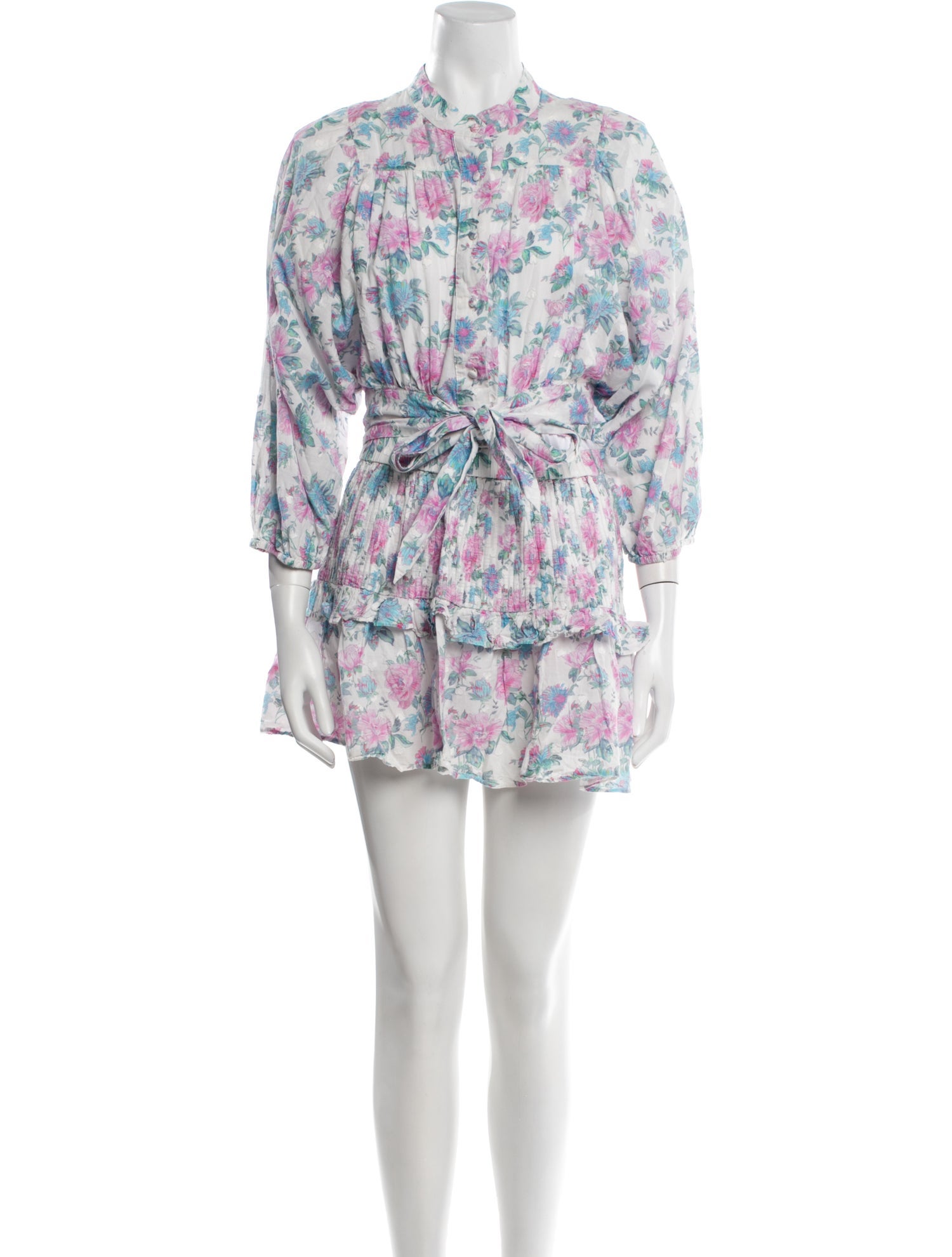 LoveShackFancy Floral Print Skirt Set