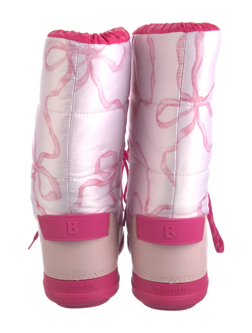 LoveShackFancy Printed Lace-Up Boots