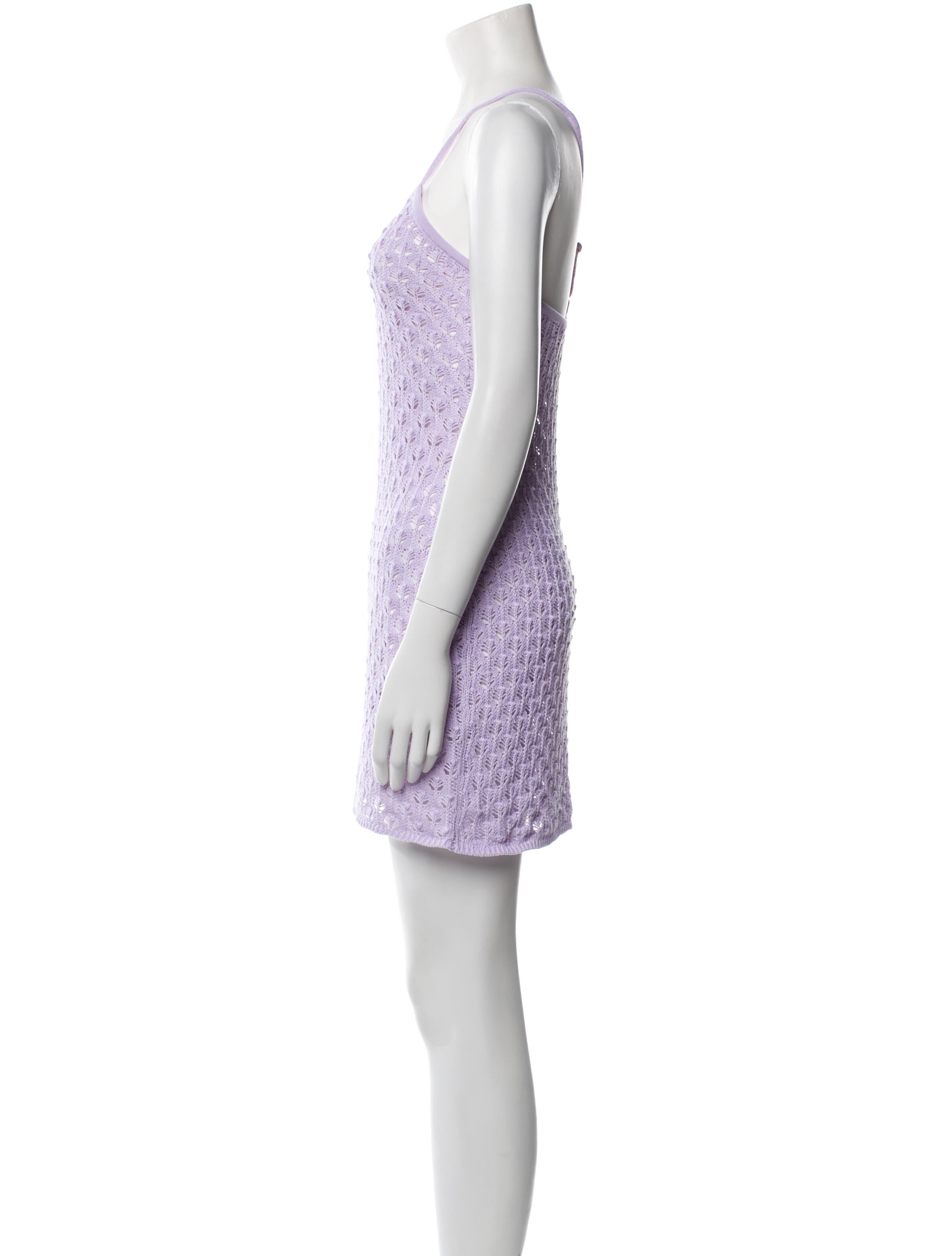 LoveShackFancy One-Shoulder Mini Dress