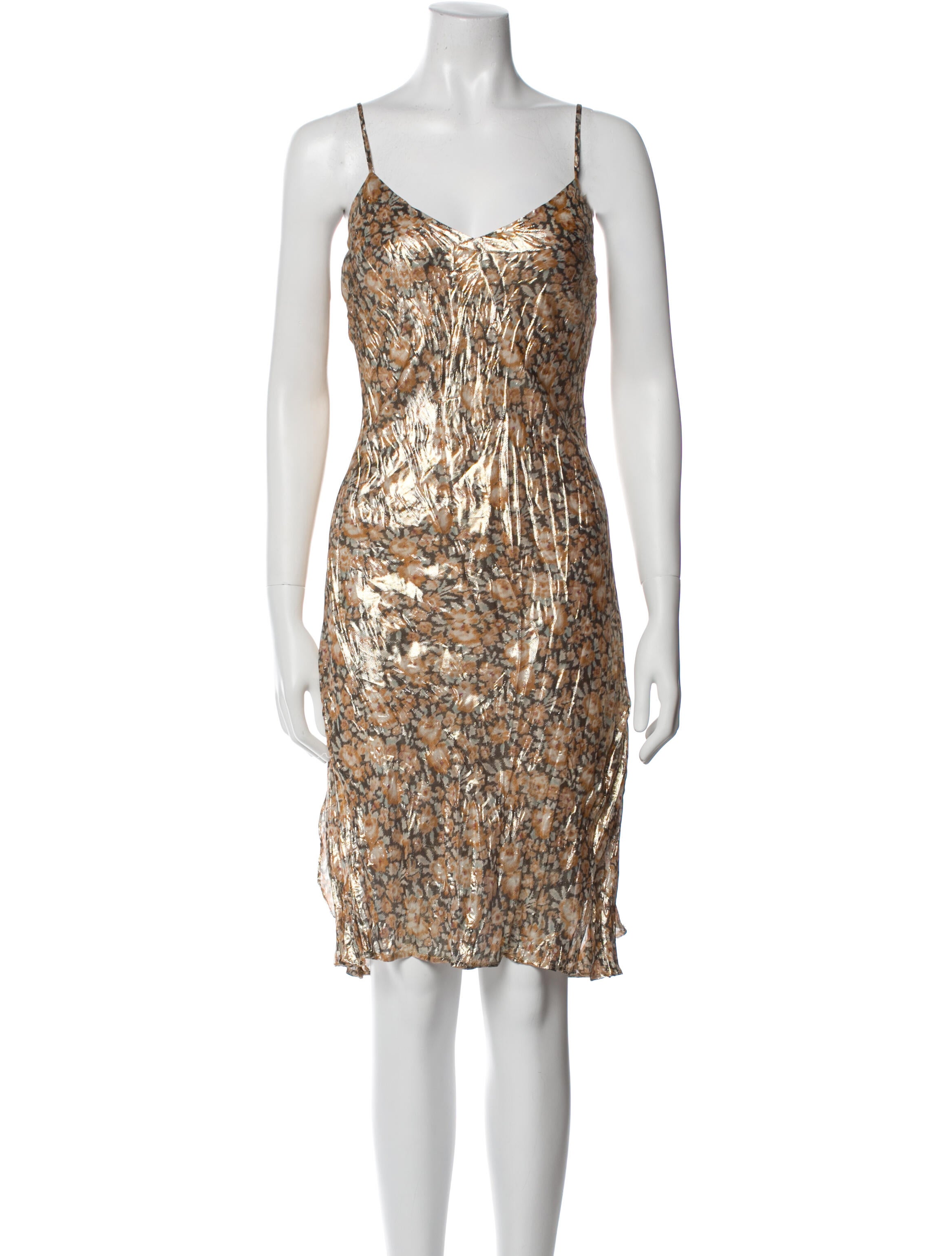 LoveShackFancy Silk Midi Length Dress