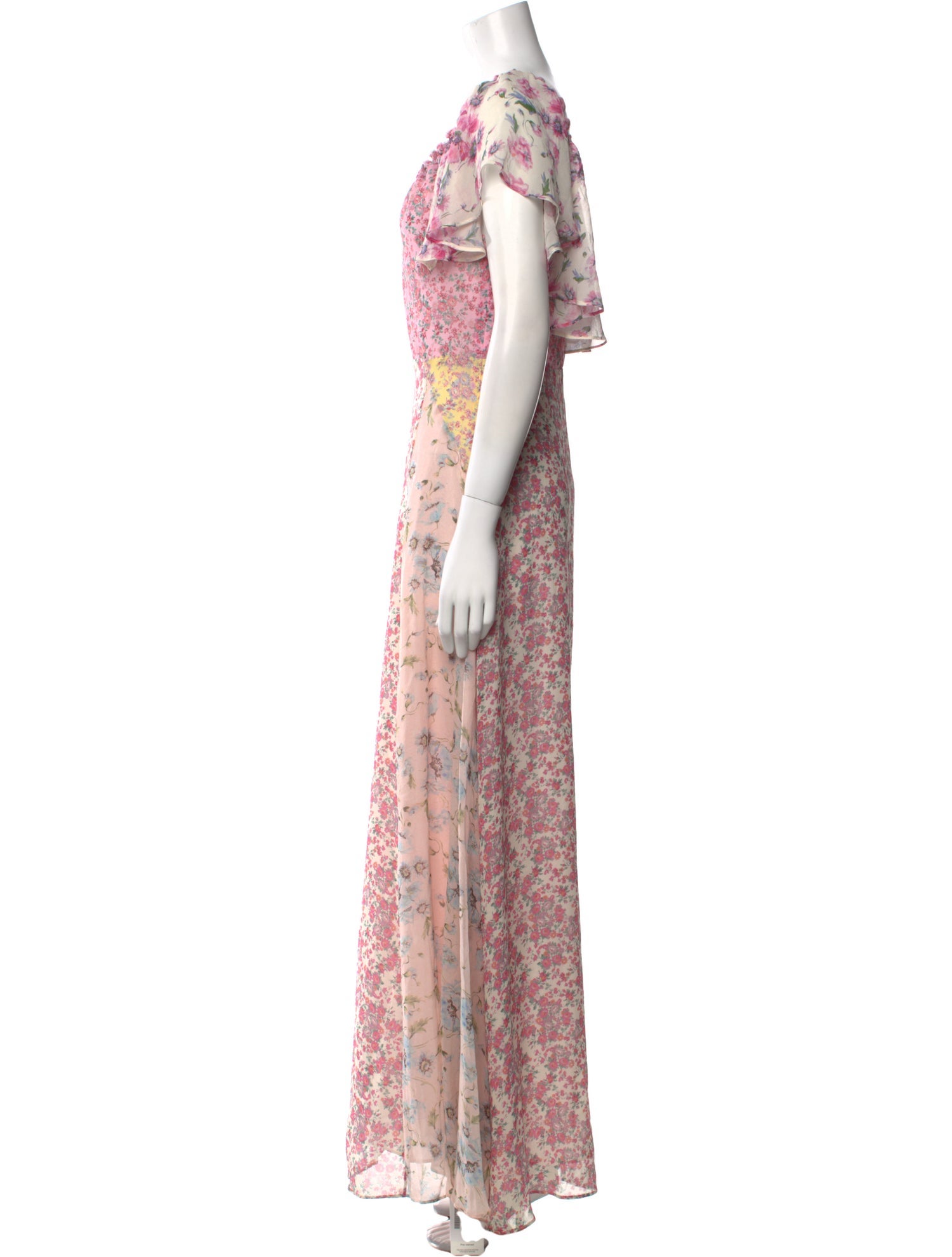 LoveShackFancy Silk Long Dress