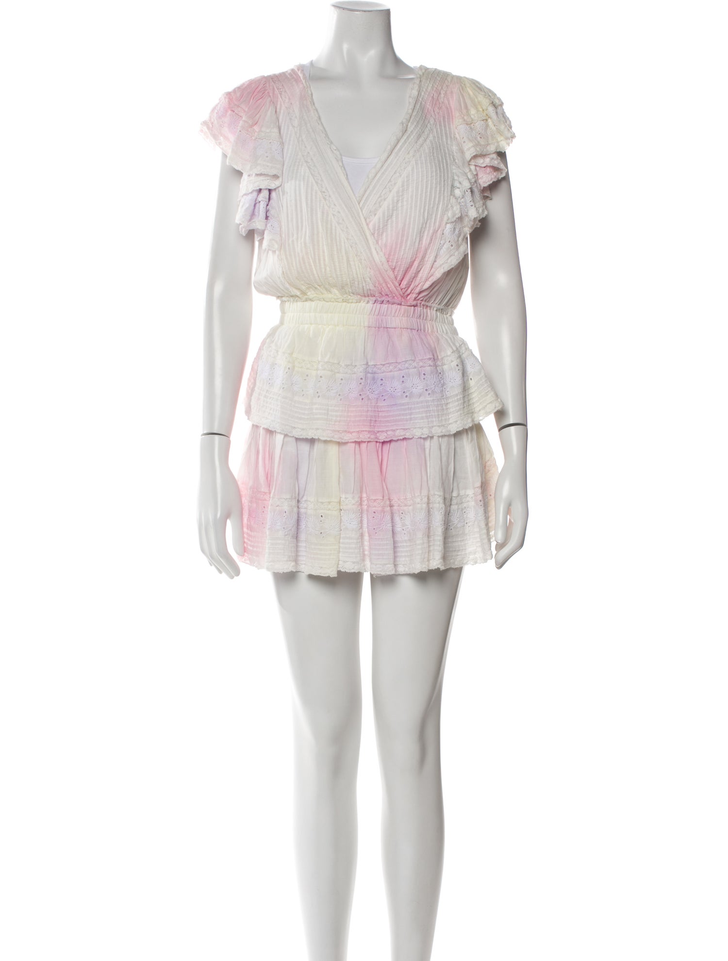 LoveShackFancy Printed Mini Dress