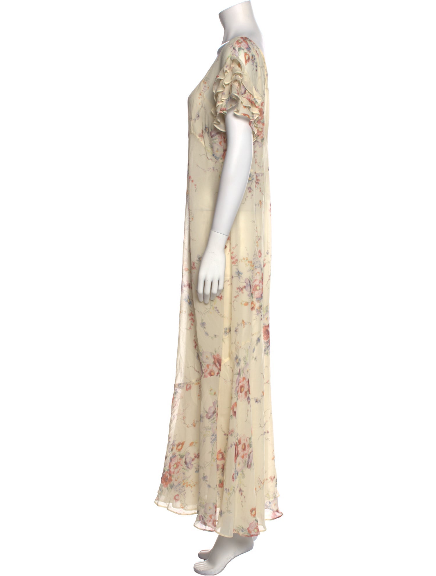 LoveShackFancy Silk Long Dress