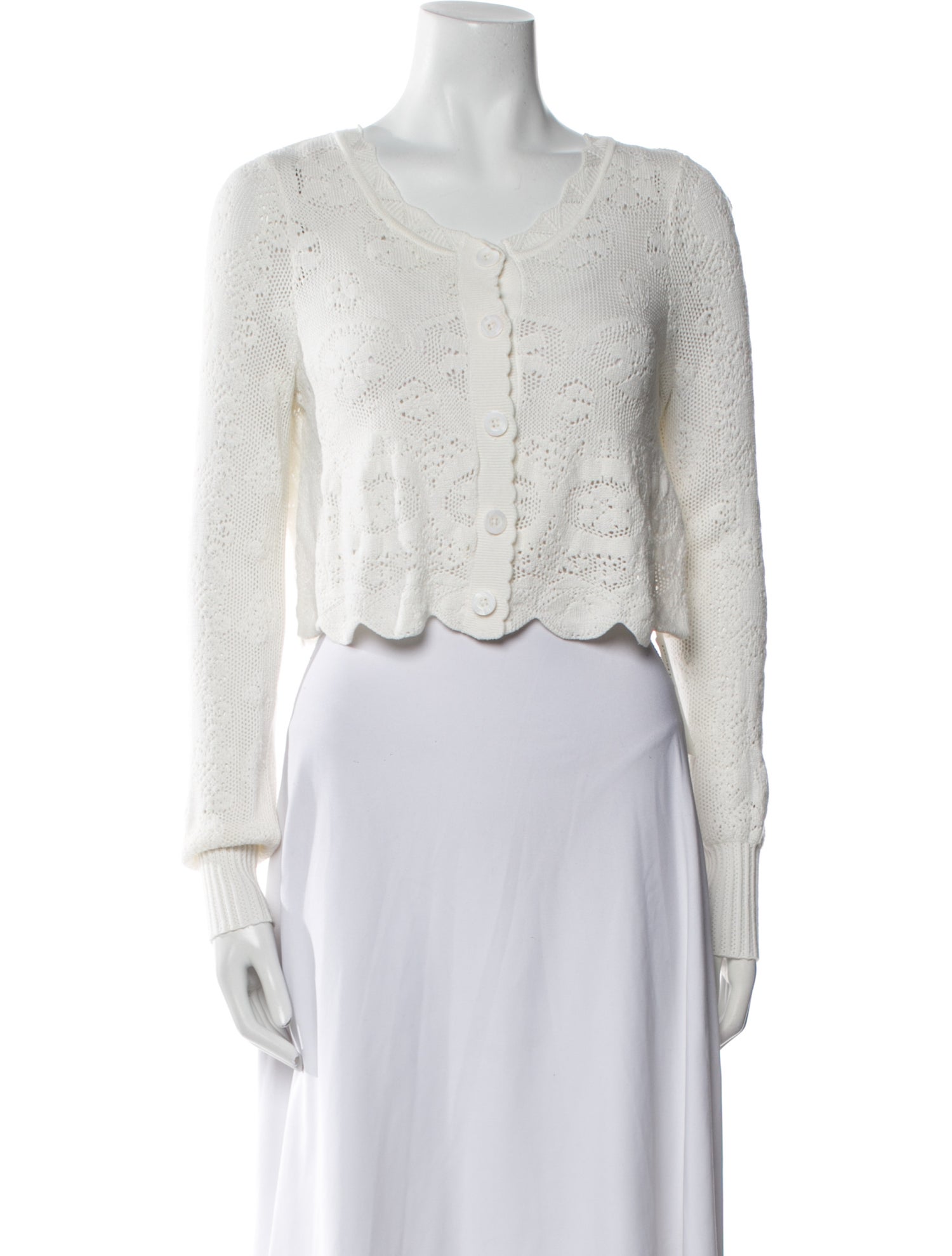 LoveShackFancy Scoop Neck Sweater