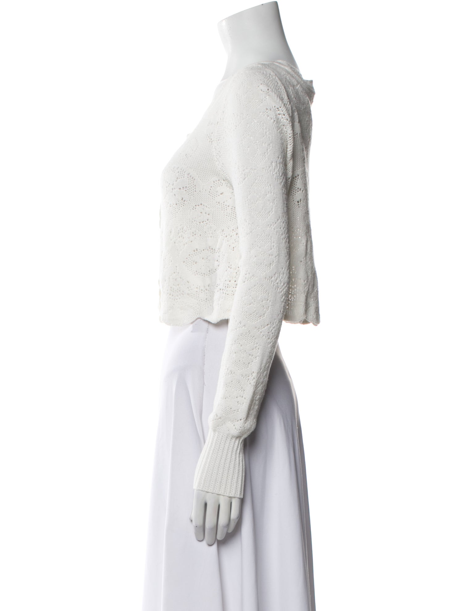 LoveShackFancy Scoop Neck Sweater