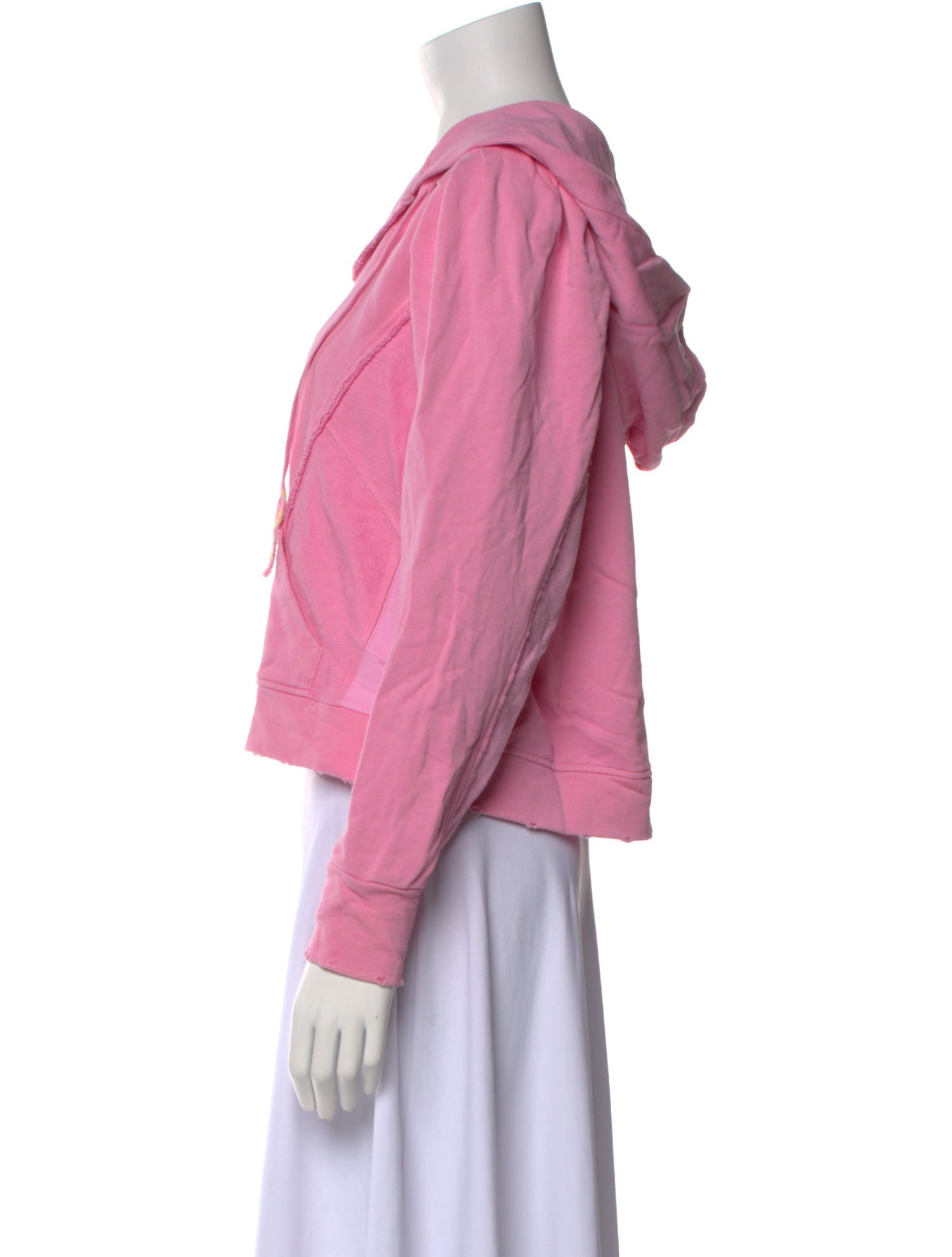 LoveShackFancy Cowl Neck Long Sleeve Sweatshirt