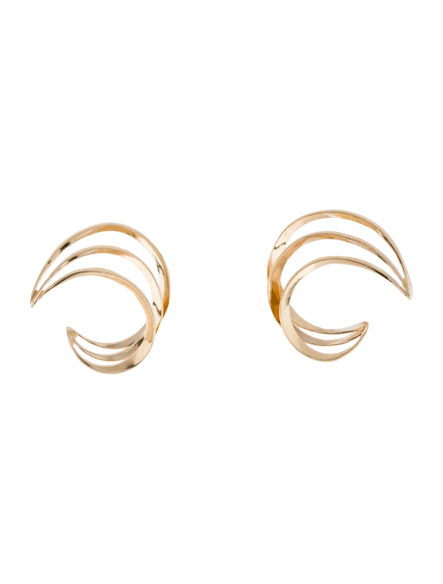 LoveShackFancy Velvet Flowers Hoop Earrings