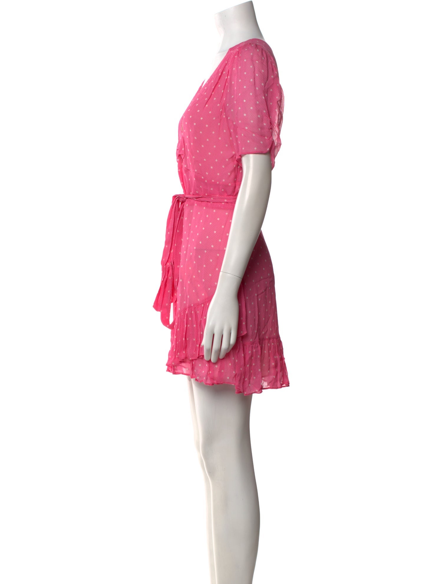 LoveShackFancy V-Neck Mini Dress