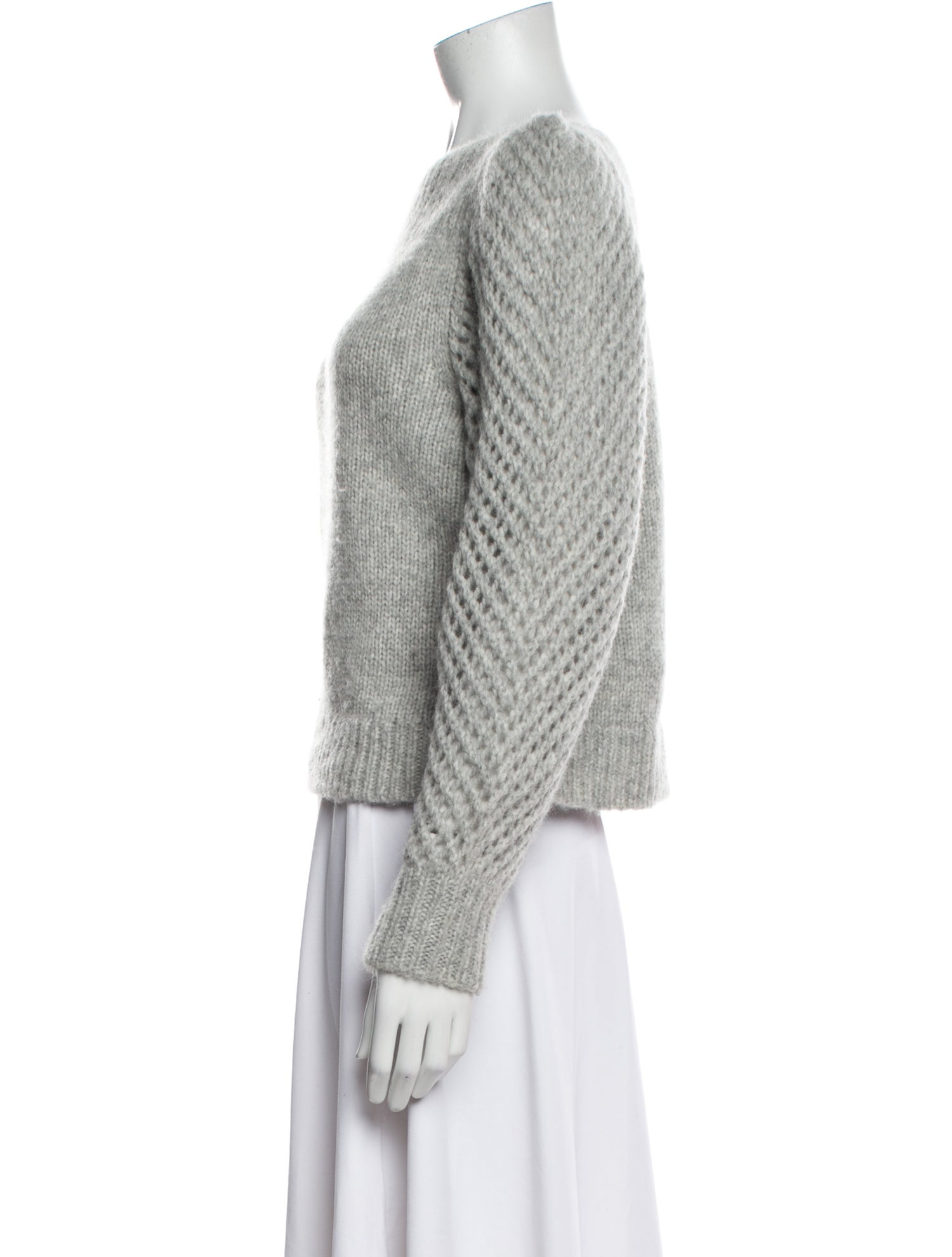 LoveShackFancy Alpaca Bateau Neckline Sweater