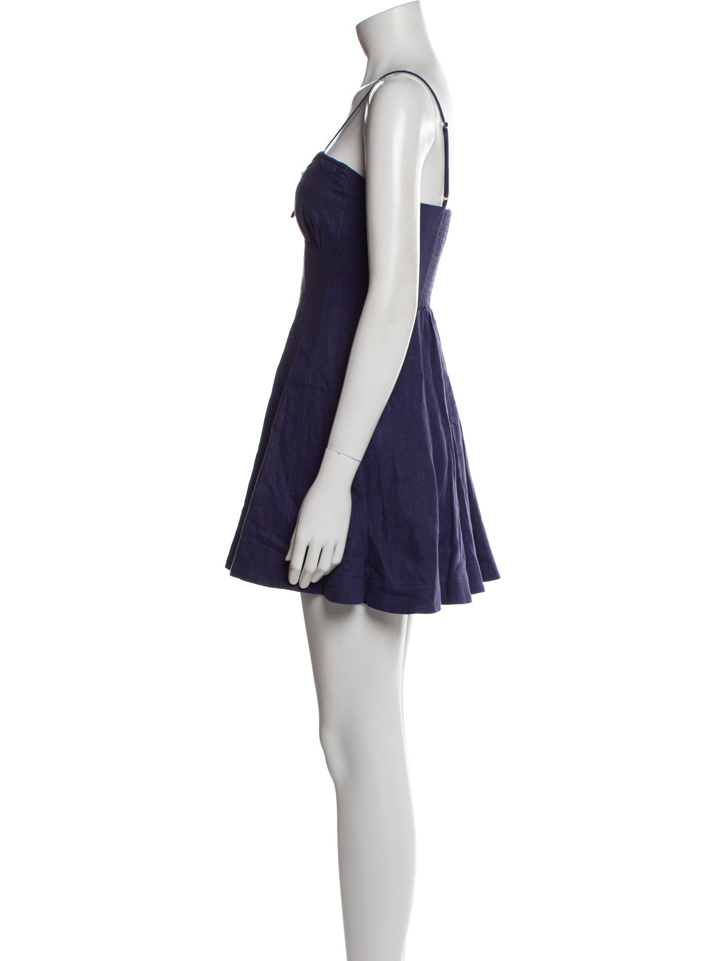 LoveShackFancy Linen Mini Dress