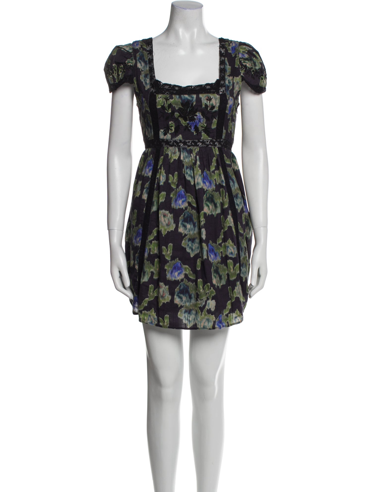 LoveShackFancy Printed Mini Dress