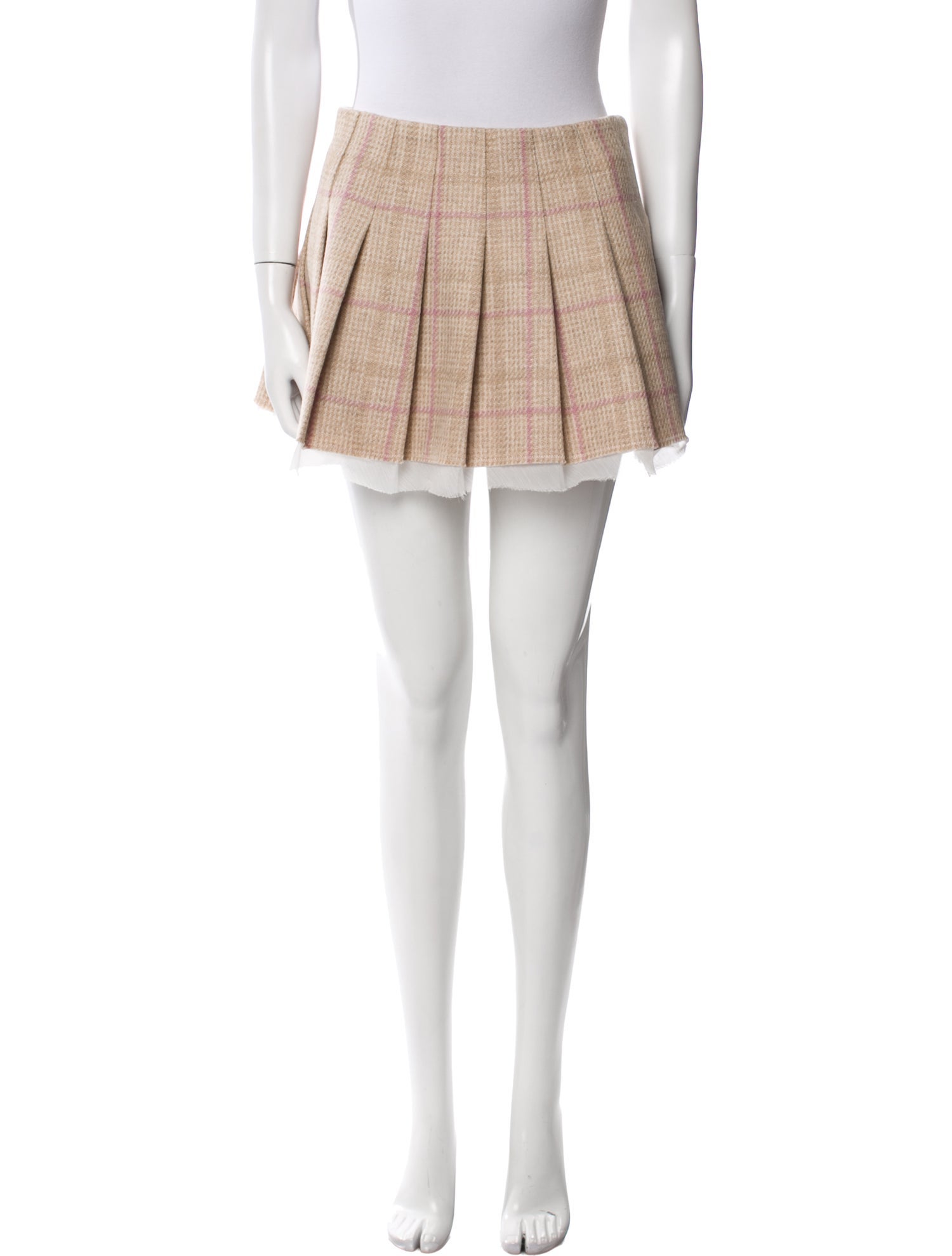 LoveShackFancy Virgin Wool Mini Skirt w/ Tags