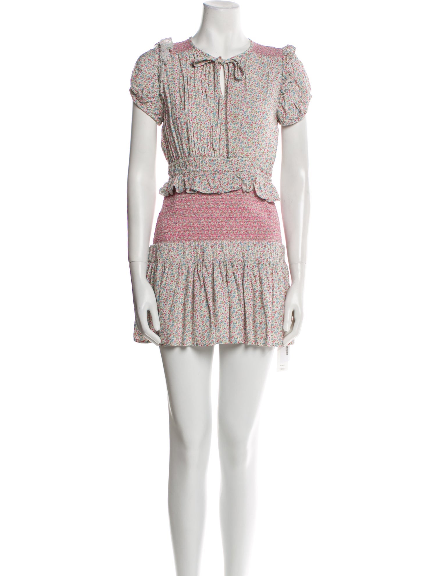 LoveShackFancy Printed Mini Dress