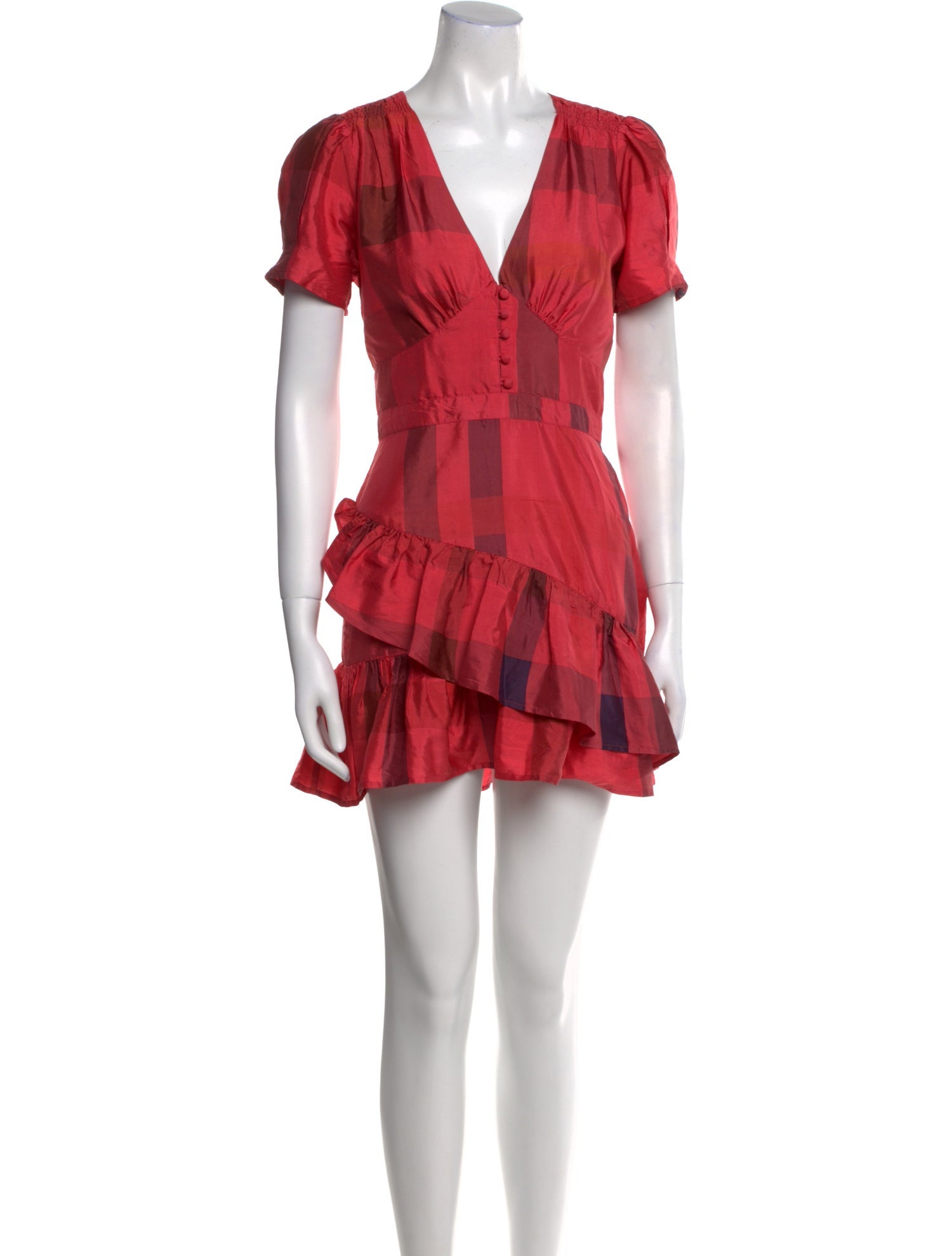 LoveShackFancy Silk Mini Dress