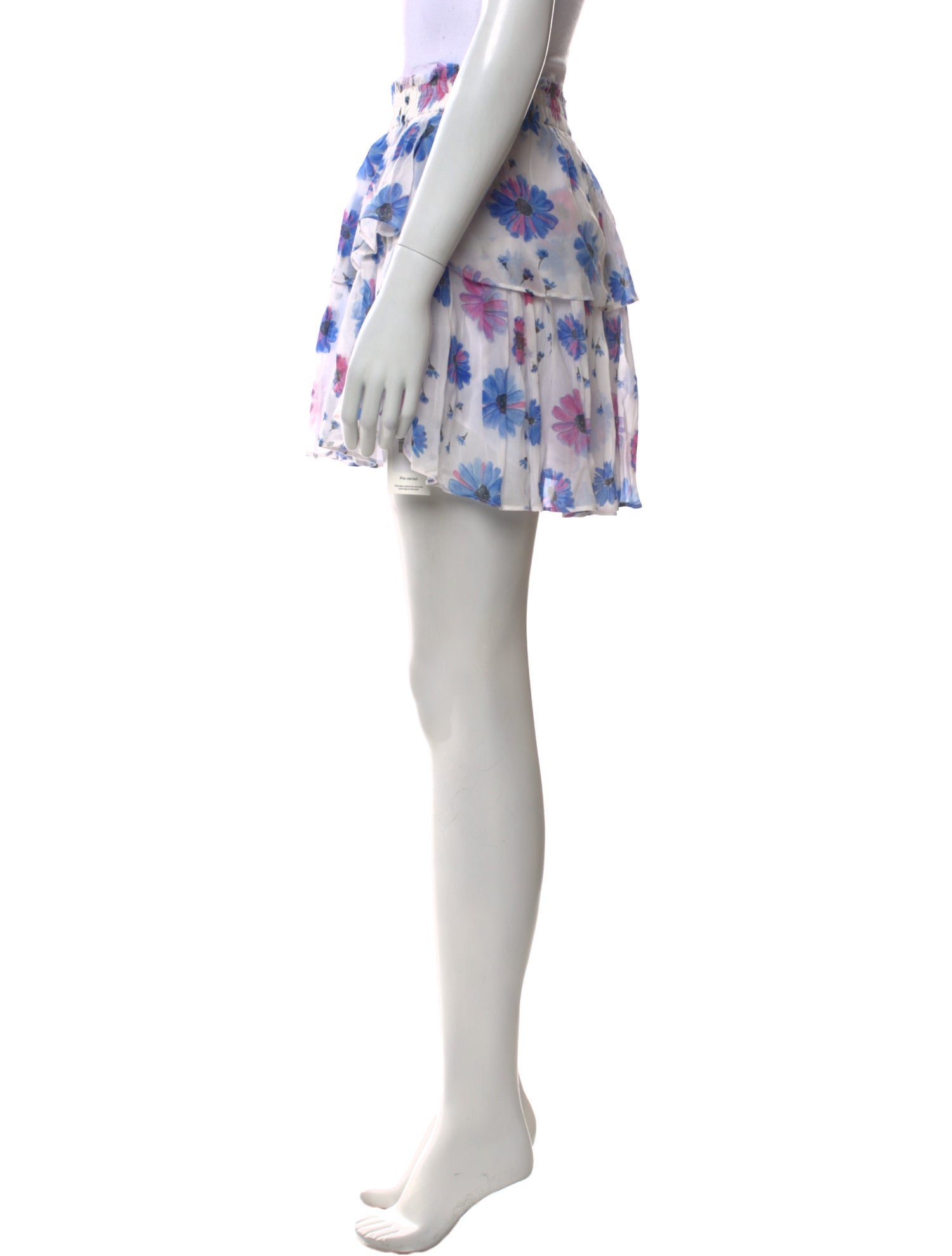 LoveShackFancy Floral Print Mini Skirt w/ Tags