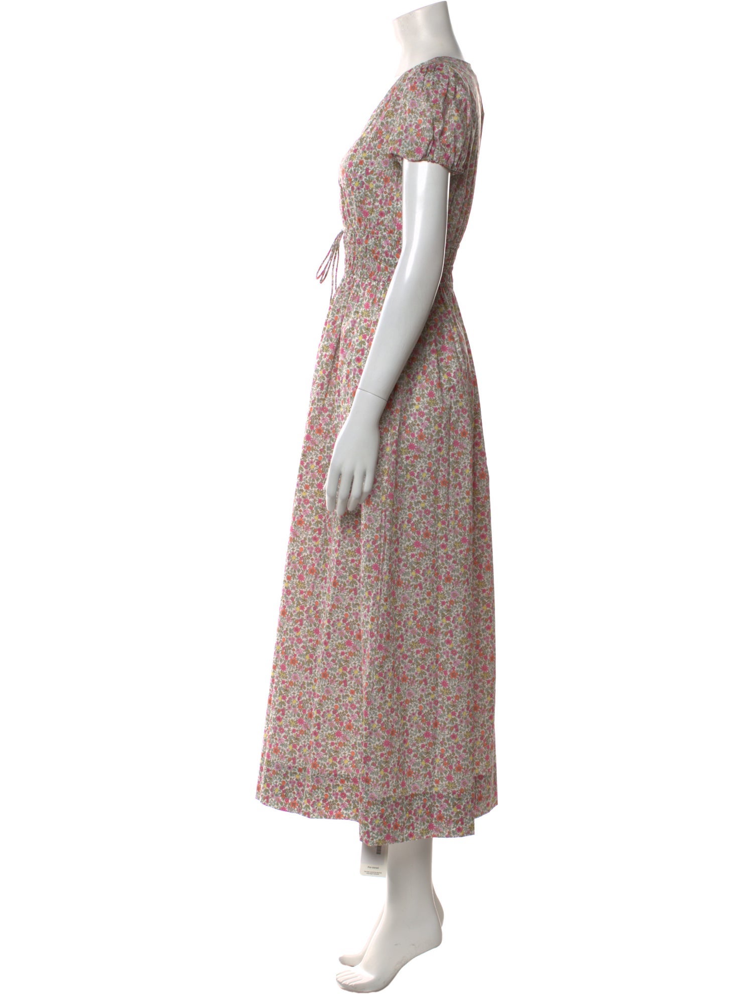 LoveShackFancy Floral Print Long Dress w/ Tags