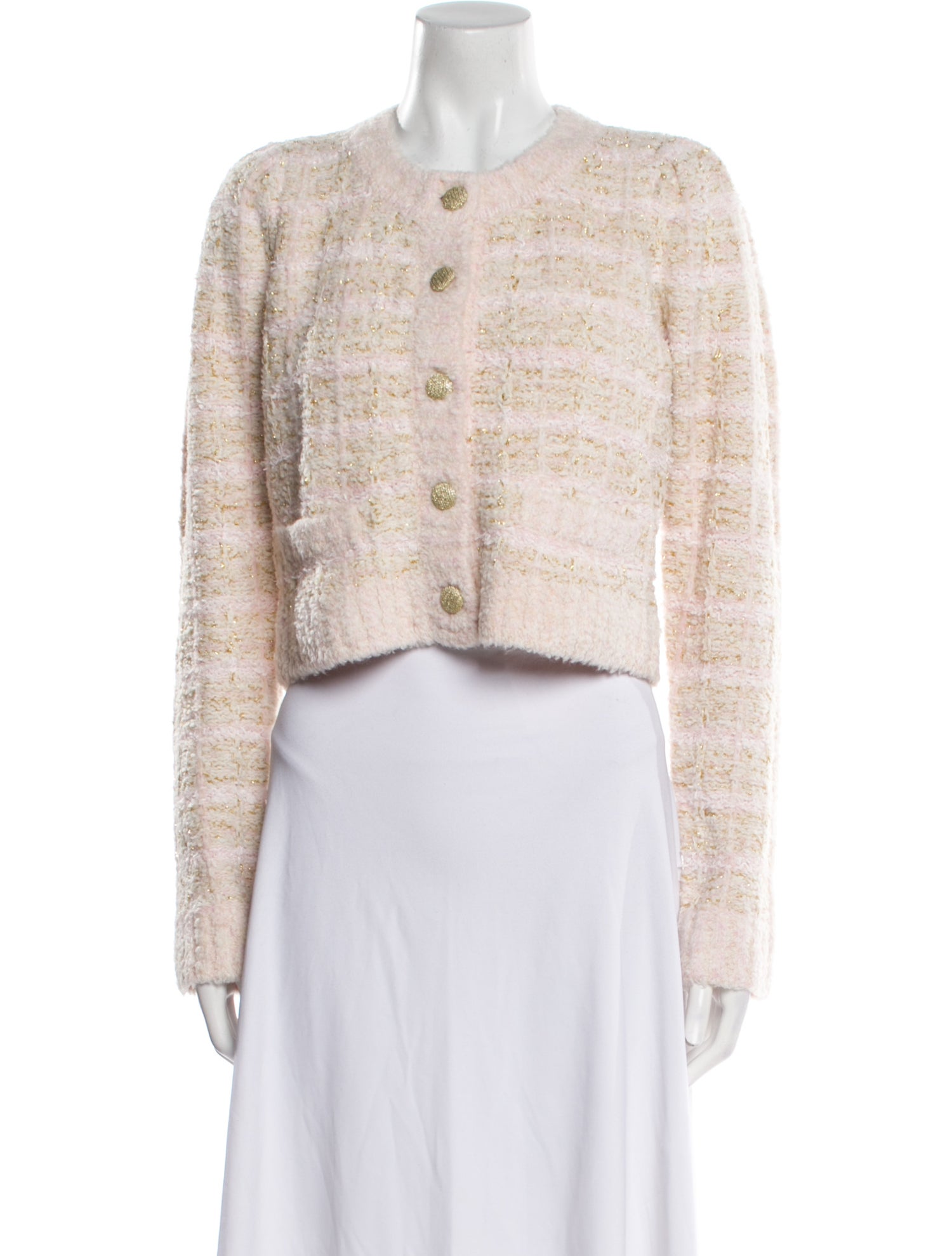 LoveShackFancy Tweed Pattern Evening Jacket w/ Tags