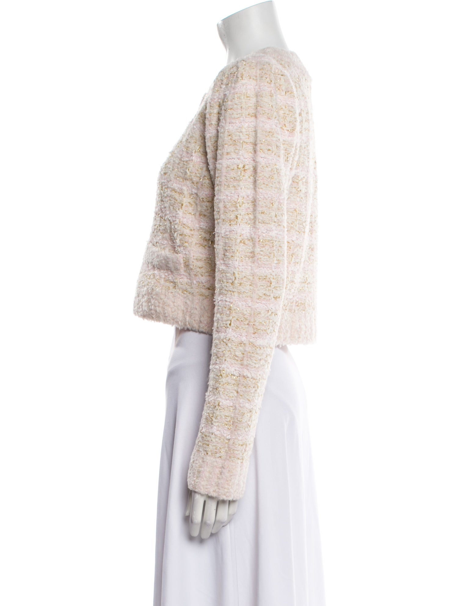 LoveShackFancy Tweed Pattern Evening Jacket w/ Tags