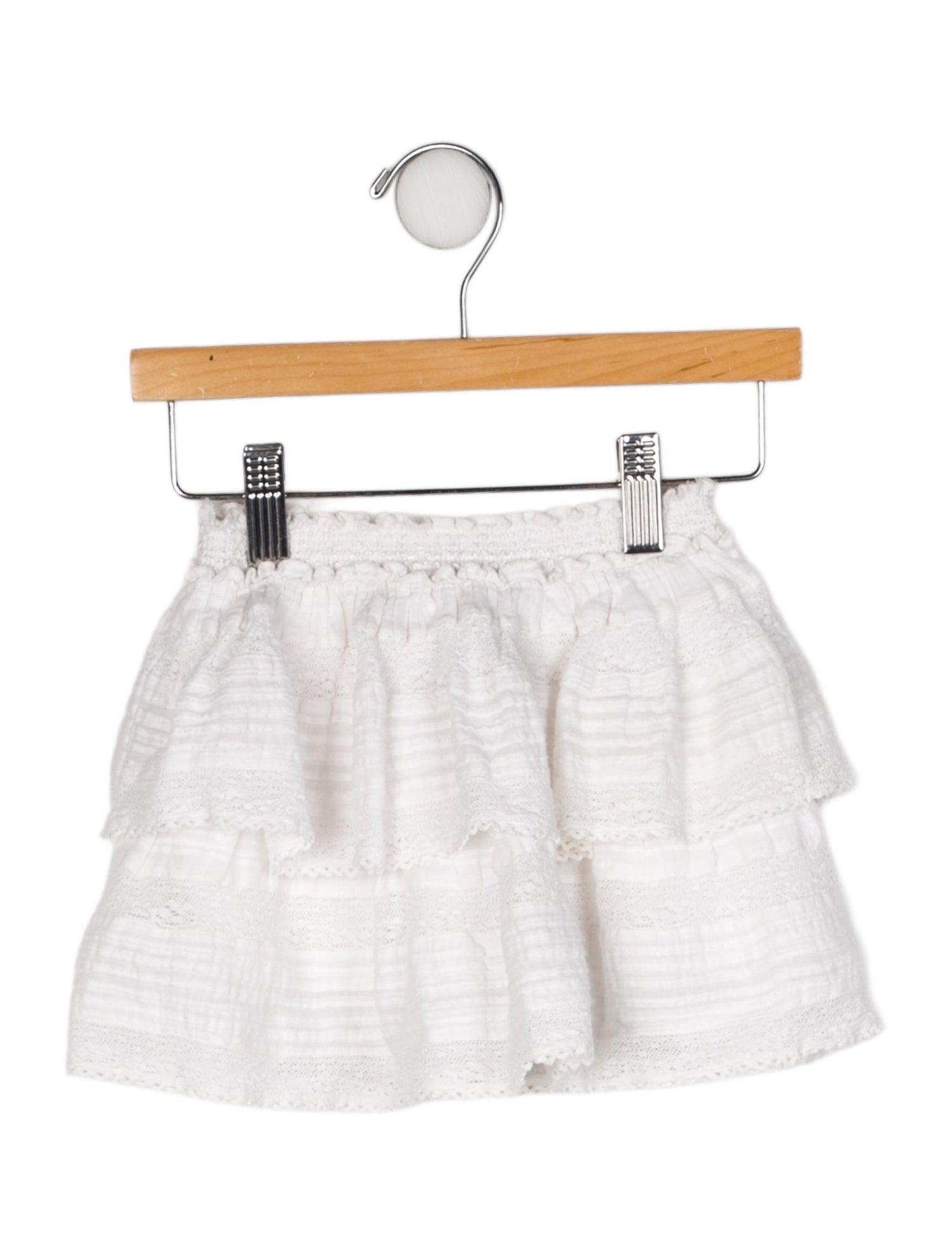 LoveShackFancy Solid Mini Skirt