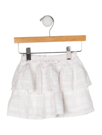 LoveShackFancy Solid Mini Skirt