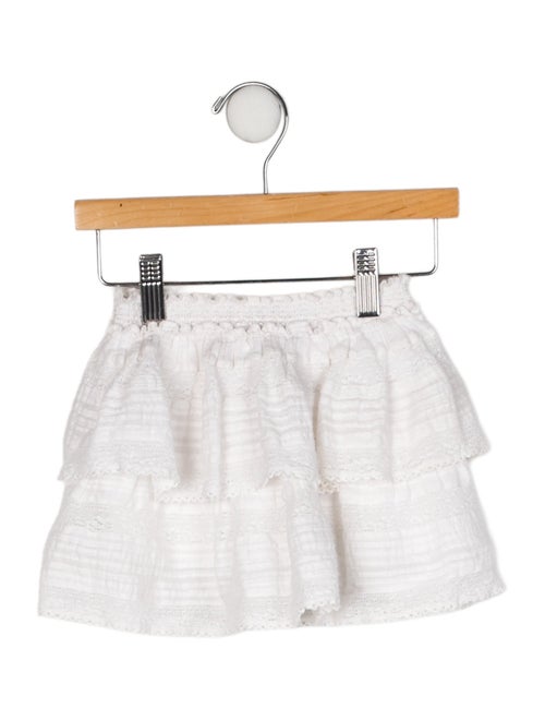 LoveShackFancy Solid Mini Skirt